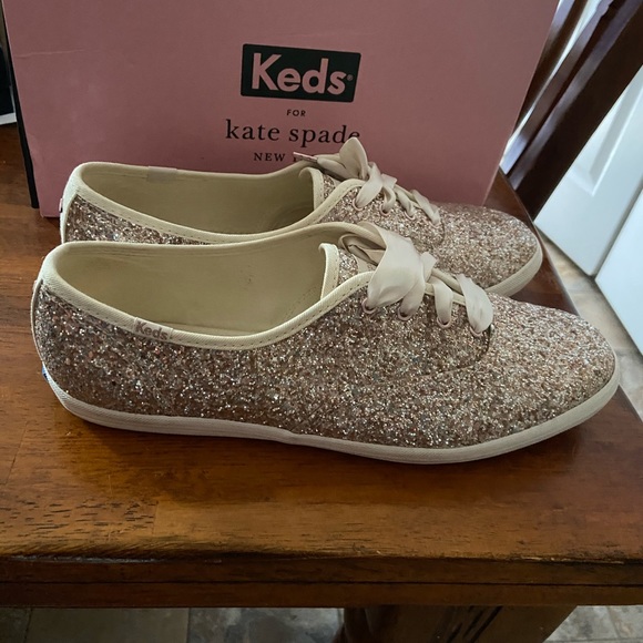 kate spade keds rose gold multi